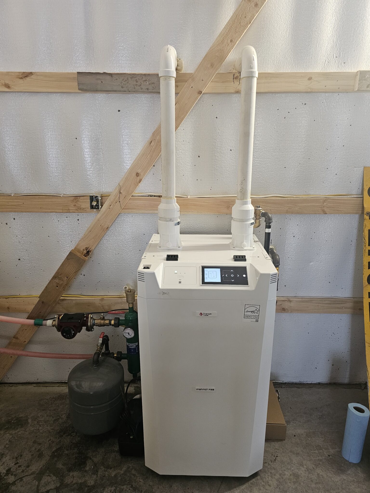 Radiant floor heat boiler, 95% efficient with digital controls