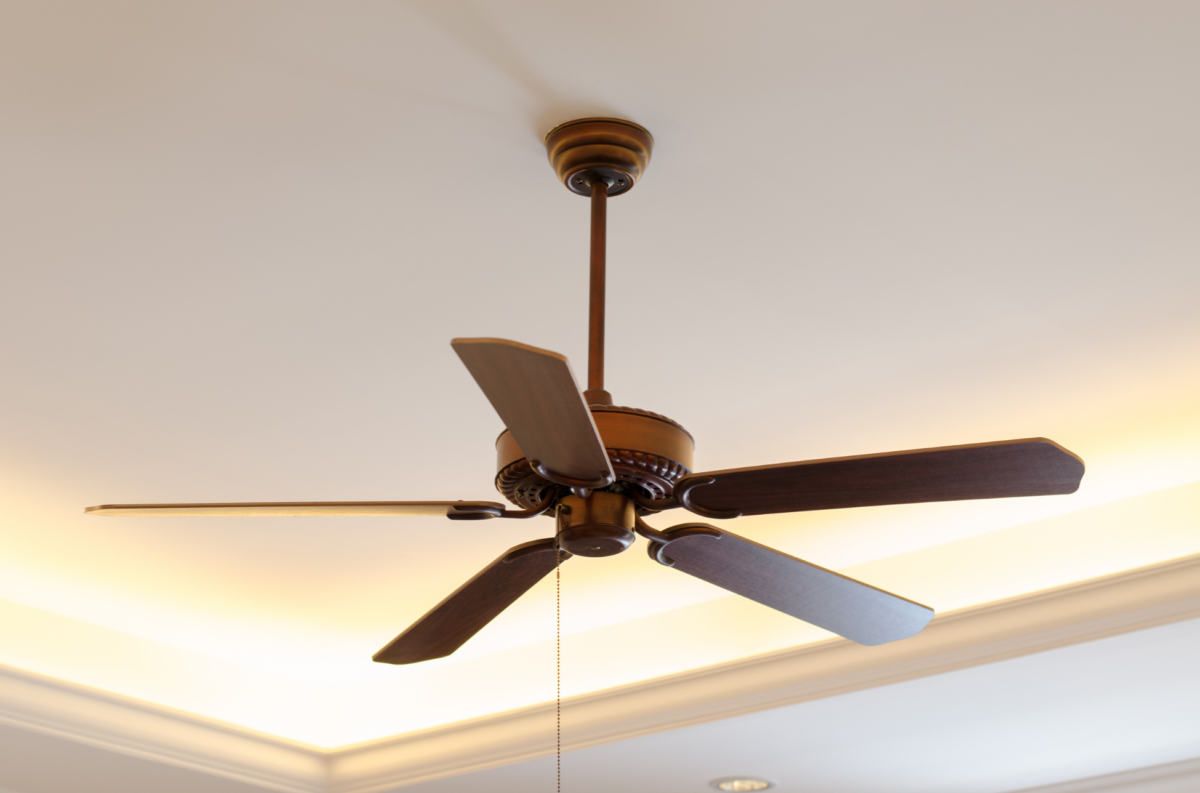 Ceiling fans can be an important part of keeping proper airflow in a room.