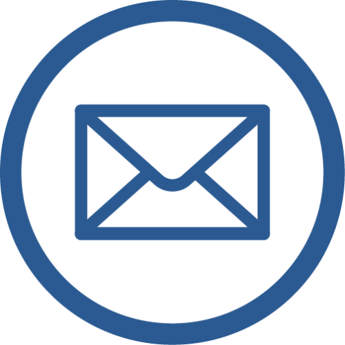 dark blue email icon