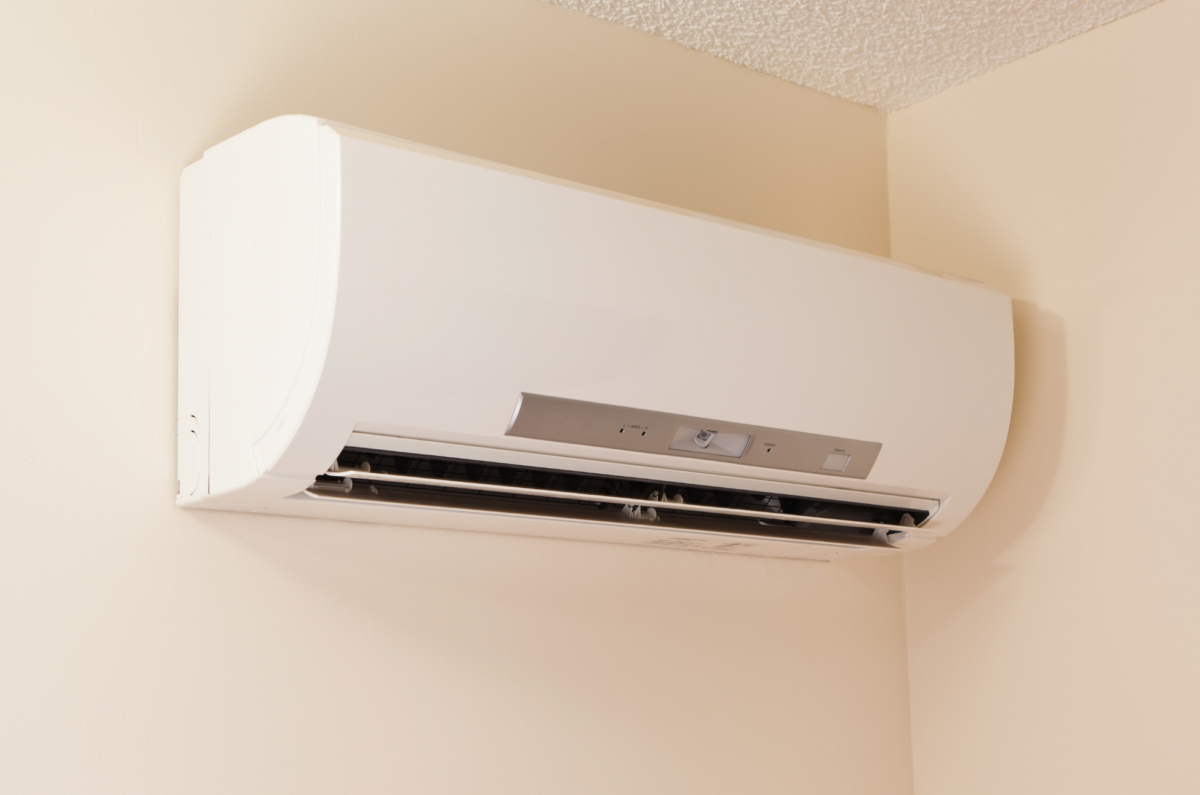 ductless heat pump indoor header unit 3
