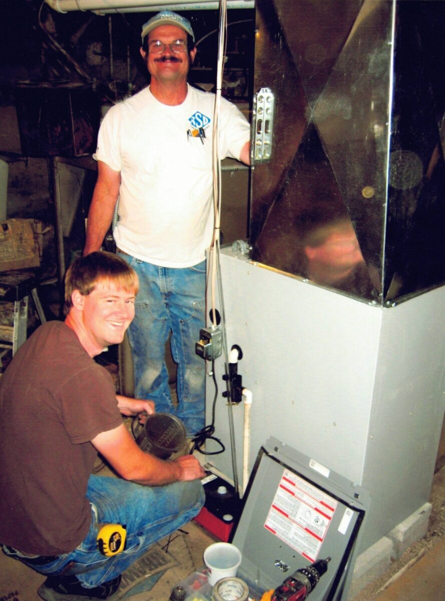 Our founder Chris and his son Josh have been a team for many years, working on residential and light commercial Great Falls HVAC systems.