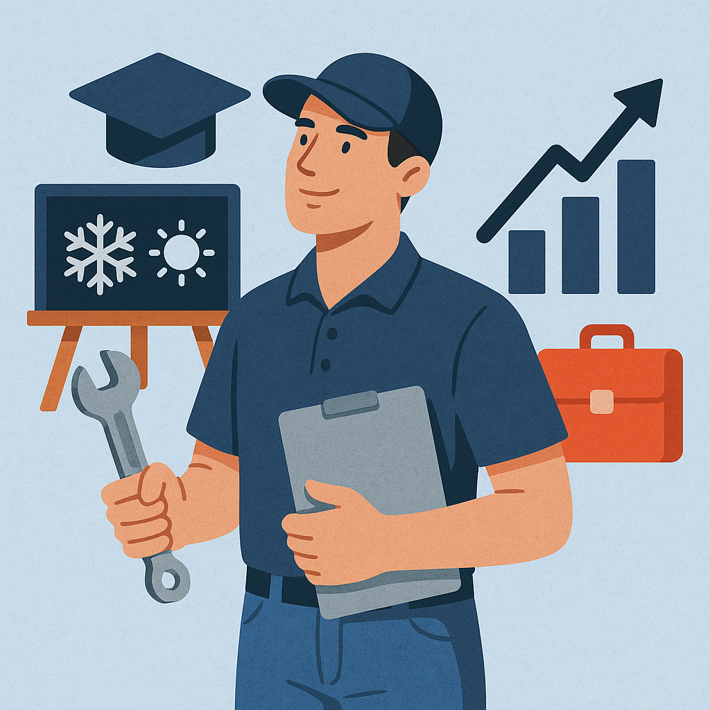 HVAC is a rewarding, stable, hands-on career with several pathways for entry into the field.
