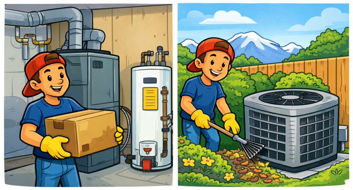 Spring Cleaning for Furnace Rooms and Outdoor Units