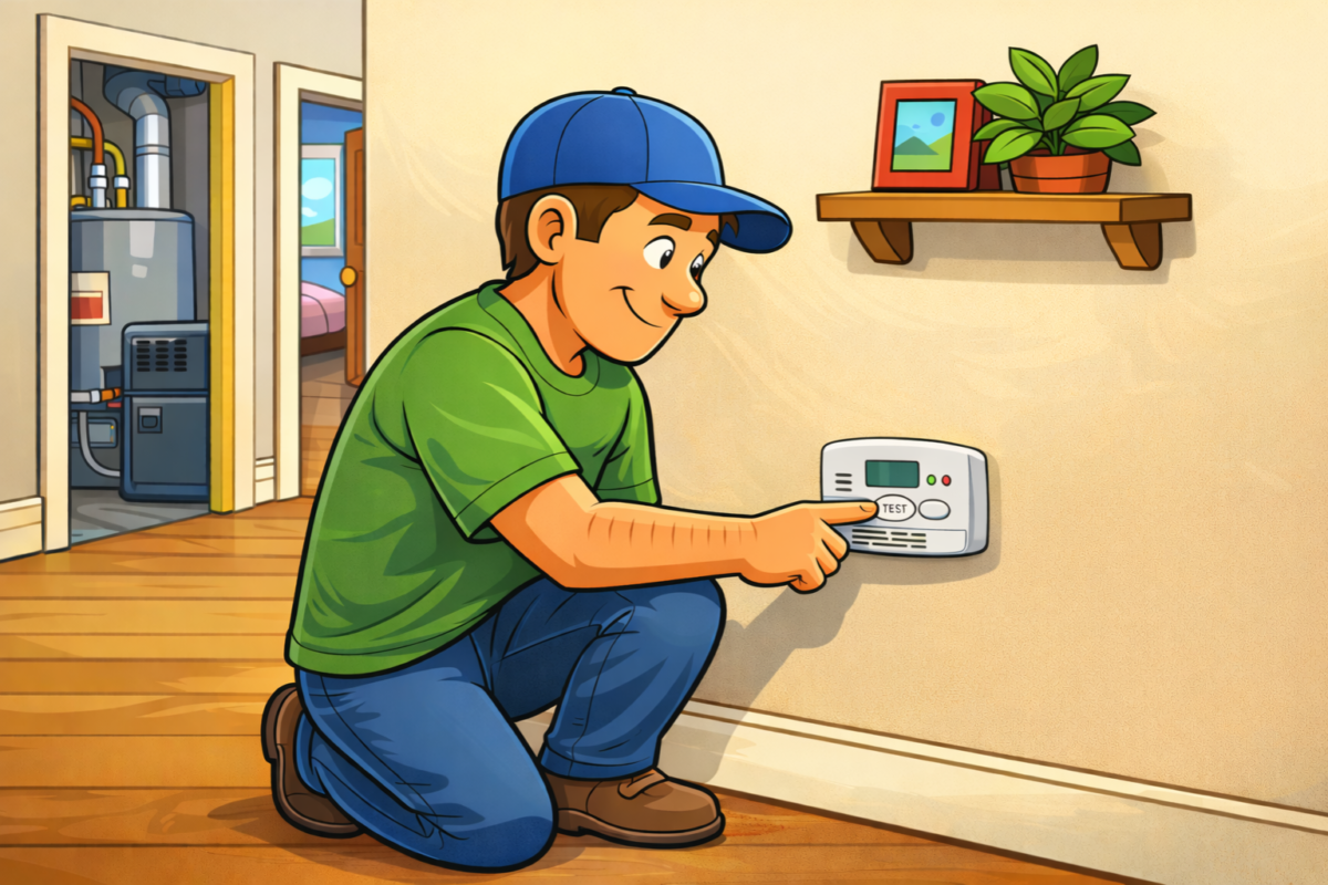 Carbon monoxide safety in the home starts with having the right detectors and testing them regularly.