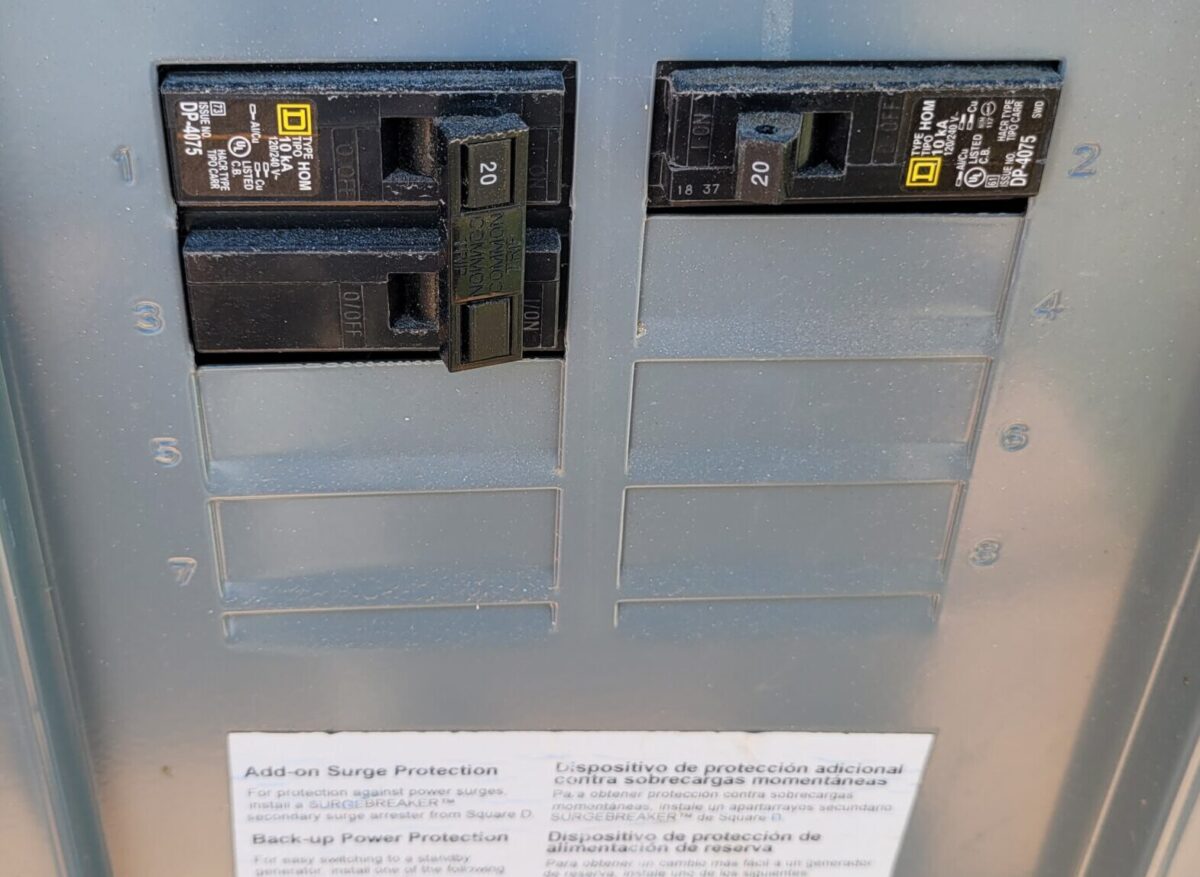 Check the circuit break, and if it's tripped then set it all the way to off then to on. Only reset once!