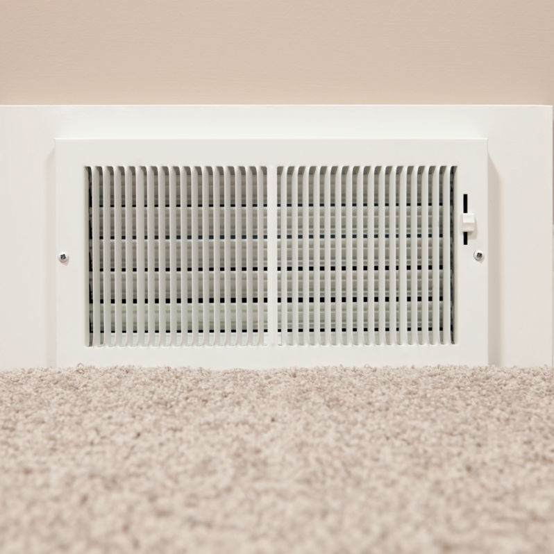 Keeping register's clear of obstructions is important for proper air flow.